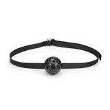 Breathable black ball gag from Pocket Play 3pcs Bondage Kit