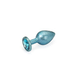 Blue Aluminum Alloy Butt Plug