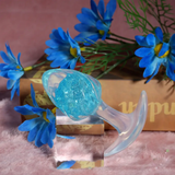 Icecream-shaped Crystal Anal Plug - Blue