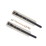 FLASH RETAIL Collection: Adjustable Multi-Leather Cuffs | Dual-Tone Luxury