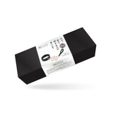 Black Vegan Leather Collar with Chain Leash from Dark Candy Collection by LIEBE SEELE