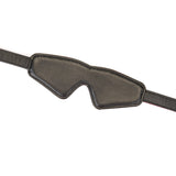 Limited Edition:Italian Blood Red- Leather Blindfold with Gold Buckle