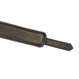 Limited Edition:Italian Blood Red-Leather Ankle Cuffs with Gold Hardware