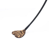 Eco-friendly SM Cafe riding crop with cork and coffee ground tip and sleek handle designed for plush and cozy fetish experiences