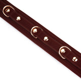 Metallic Shade: Vegan Collar with Leash