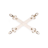 Boudoir Amor: White Hogtie with Gold Hardware