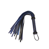 Cerulean Dominion: Blue Leather Flogger