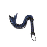 Cerulean Dominion: Blue Leather Flogger