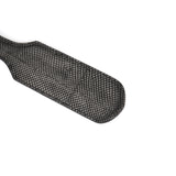 Crocodile Noir: Black Leather Paddle