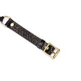 Crocodile Noir: Silicone Ball Gag (1.7 inch diameter) with Leather Straps