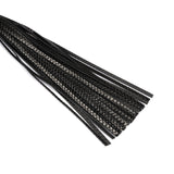 Crocodile Noir: Black Leather Flogger