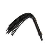 Crocodile Noir: Black Leather Flogger