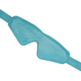 Blue Lamb Leather Blindfold