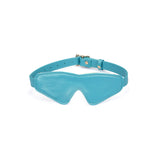Blue Lamb Leather Blindfold
