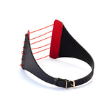 Punishing Harness: Scarlet & Obsidian Bondage Strings