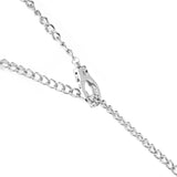 Silver Metal Handcuffs Pendant Choker Chain Collar
