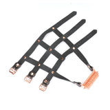 Leather High Heel Ankle Harness