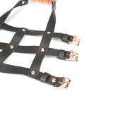 Leather High Heel Ankle Harness