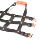 Leather High Heel Ankle Harness