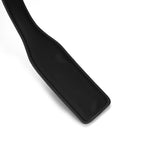 Black vegan leather spanking paddle from LIEBE SEELE's Dark Candy collection, designed for BDSM impact play
