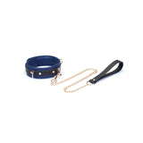FLASH RETAIL: Adjustable Multi-Leather Collar with Leash | Dual-Tone Luxury