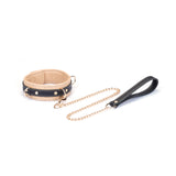 FLASH RETAIL: Adjustable Multi-Leather Collar with Leash | Dual-Tone Luxury