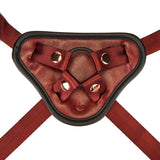 Wine Red: Strap-on harness