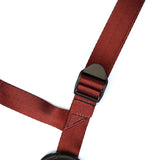 Wine Red: Strap-on harness