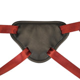 Wine Red: Strap-on harness