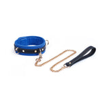 FLASH RETAIL: Adjustable Multi-Leather Collar with Leash | Dual-Tone Luxury
