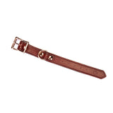 Wine Red: Collar and Wrist Restraint Harness