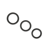 Black Donut Cock Ring (Comes With High Quality Velvet Bag)