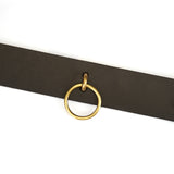 Samurai: Thick Leather Collar with Leash