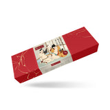 Luxury bondage flogger packaging from Kinbaku Ukiyo-e with traditional Japanese art, showcasing the cultural fusion of BDSM and Ukiyo-e.