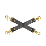 Samurai: Thick Leather Hogtie with Clips