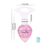 Heart-shaped Crystal Anal Plug - Pink