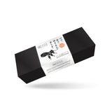 Under Mattress Restraint System packaging with label showing diagrams and Japanese text, highlighting the product's silver, gold, and rose gold clips and adjustable webbing belts