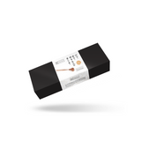 Packaging box for X-ROSE Five-ROW WARTENBERG PINWHEELS by LIEBE SEELE, featuring Japanese and English text, in black and white design