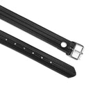 Recycled leather straps of breathable silicone ball gag from Black Bond bondage collection