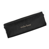 Liebe Seele black velvet bondage toy storage bag with brand logo