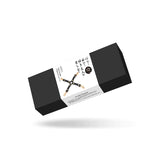 Packaging of LIEBE SEELE Dark Secret Leather Hogtie with gold hardware, displaying product illustration and Japanese text