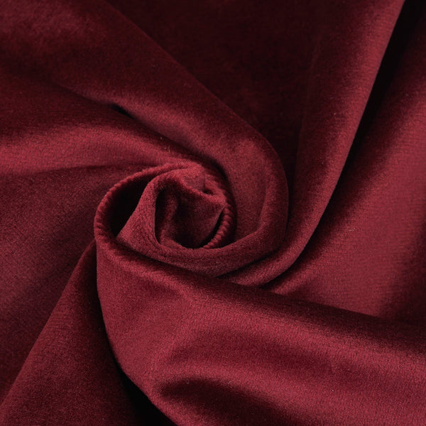 High-quality burgundy velvet fabric for bondage toy storage bag, ideal for discreet and durable accessory safekeeping.