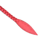 Cherry Blossom Pink Leather Braided Bullwhip Tip from Angel's Kiss Collection