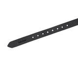 Cherry Blossom Pink Leather Blindfold strap detail showcasing adjustable holes and Liebe Seele logo