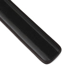 Close-up of black vegan leather collar with Velcro for vegan bondage accessories from Vegan Fetish collection