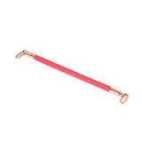 Cherry Blossom Pink Leather Spreader Bar with Rose Gold Hardware from Angel's & Demon's Kiss Collection