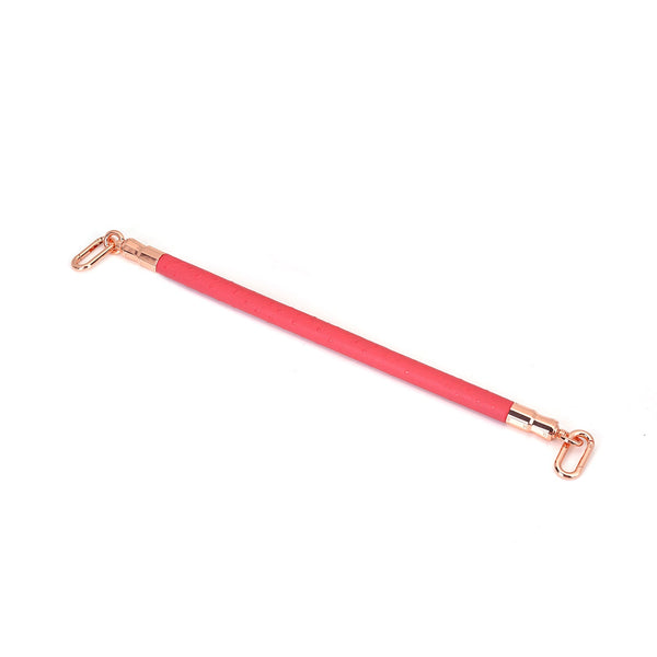 Cherry Blossom Pink Leather Spreader Bar with Rose Gold Hardware from Angel's & Demon's Kiss Collection