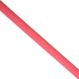 Cherry blossom pink leather-coated leg spreader bar with ostrich skin pattern and rose gold details from Angel's & Demon's Kiss collection