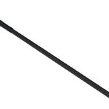 Close-up of black leather textured strap for bondage accessories, part of the Demon's Kiss Riding Crop