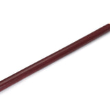 Wine red leather-coated spreader bar from LIEBE SEELE's BDSM collection, featuring eucalyptus wood core and rose gold metallic accents